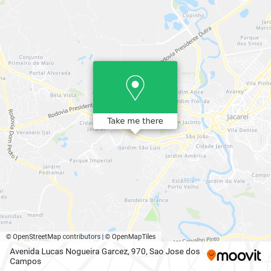 Avenida Lucas Nogueira Garcez, 970 map