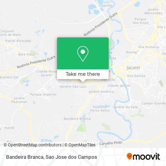 Bandeira Branca map