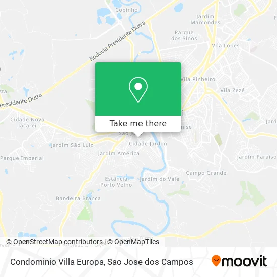 Condominio Villa Europa map