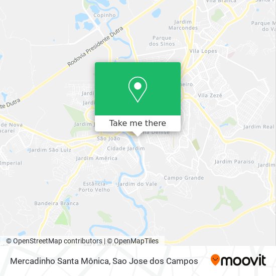 Mercadinho Santa Mônica map