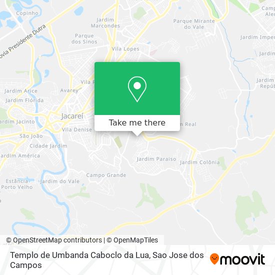 Templo de Umbanda Caboclo da Lua map