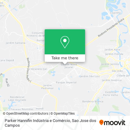 Parker Hannifin Indústria e Comércio map