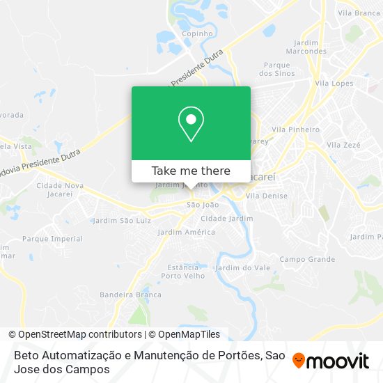 Beto Automatização e Manutenção de Portões map