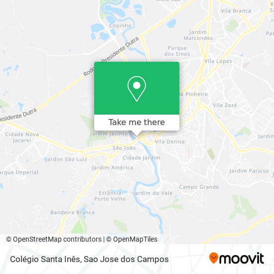 Colégio Santa Inês map