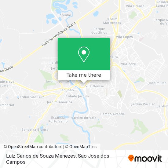 Luíz Carlos de Souza Menezes map