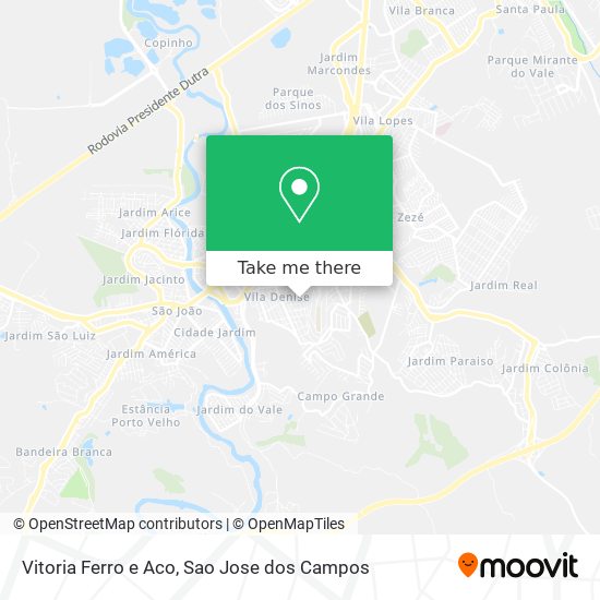 Vitoria Ferro e Aco map