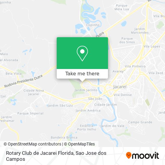 Rotary Club de Jacarei Florida map