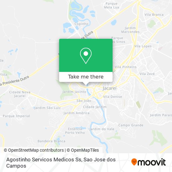 Agostinho Servicos Medicos Ss map