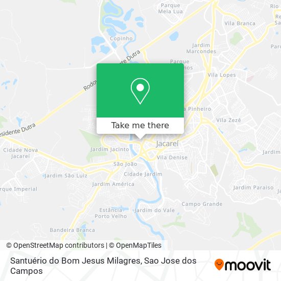 Santuério do Bom Jesus Milagres map