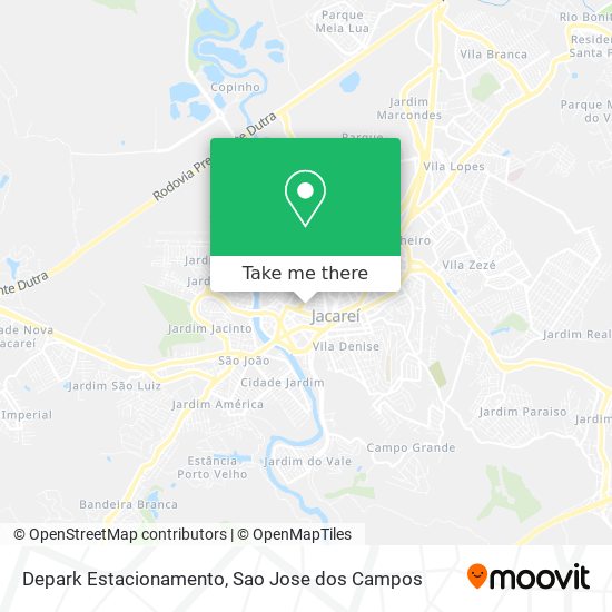 Depark Estacionamento map