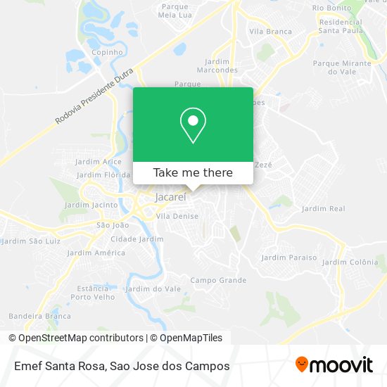 Emef Santa Rosa map