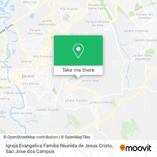 Igreja Evangelica Familia Reunida de Jesus Cristo map