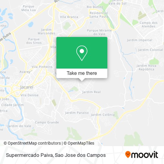 Supermercado Paiva map