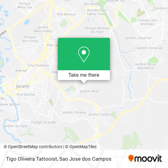 Tigo Oliveira Tattooist map