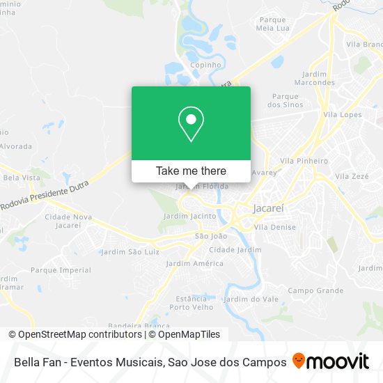 Bella Fan - Eventos Musicais map