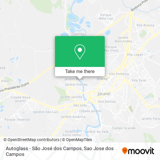 Autoglass - São José dos Campos map