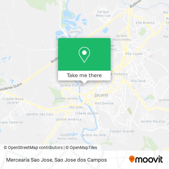 Mapa Mercearia Sao Jose