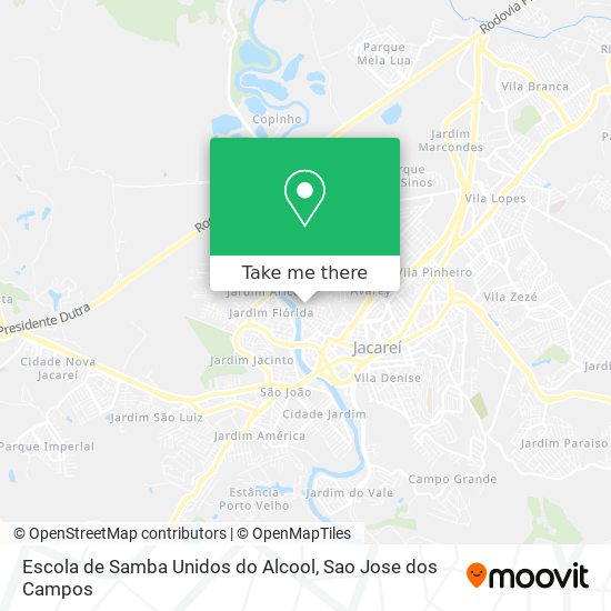 Escola de Samba Unidos do Alcool map