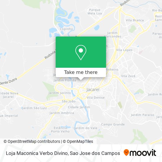 Loja Maconica Verbo Divino map