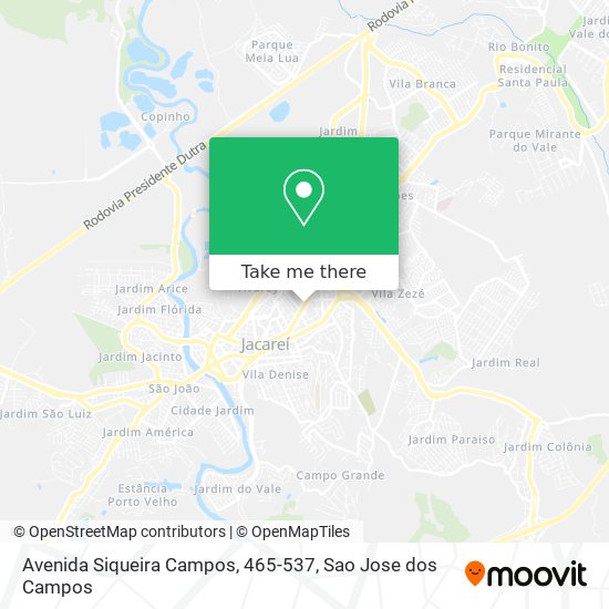 Avenida Siqueira Campos, 465-537 map
