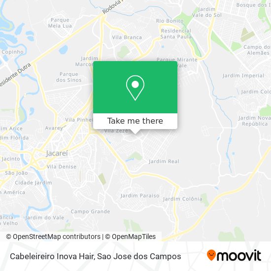 Cabeleireiro Inova Hair map