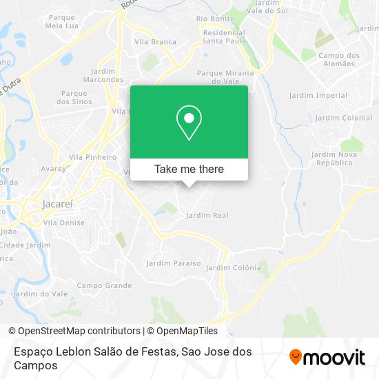Espaço Leblon Salão de Festas map