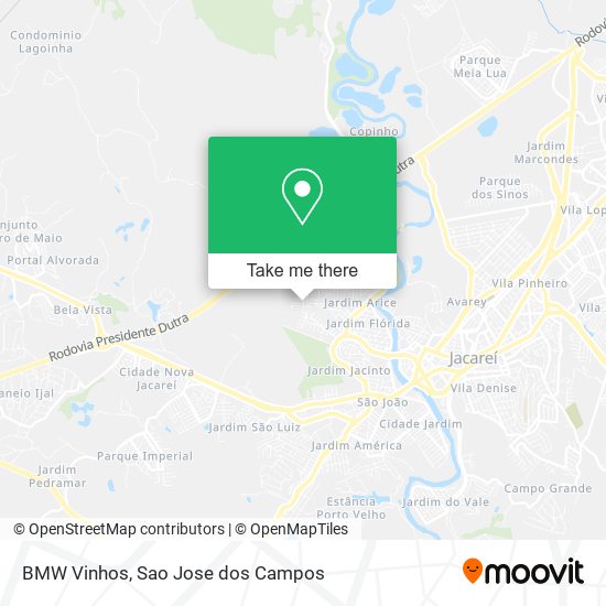 BMW Vinhos map