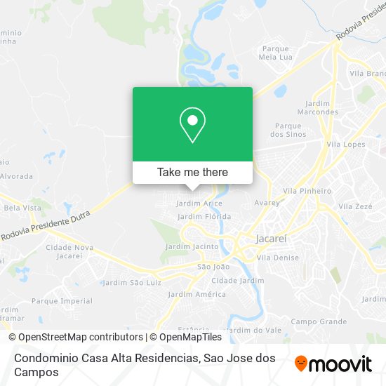 Condominio Casa Alta Residencias map