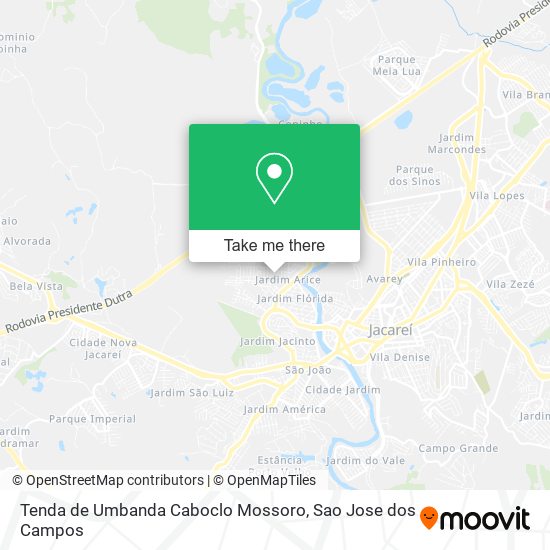 Tenda de Umbanda Caboclo Mossoro map