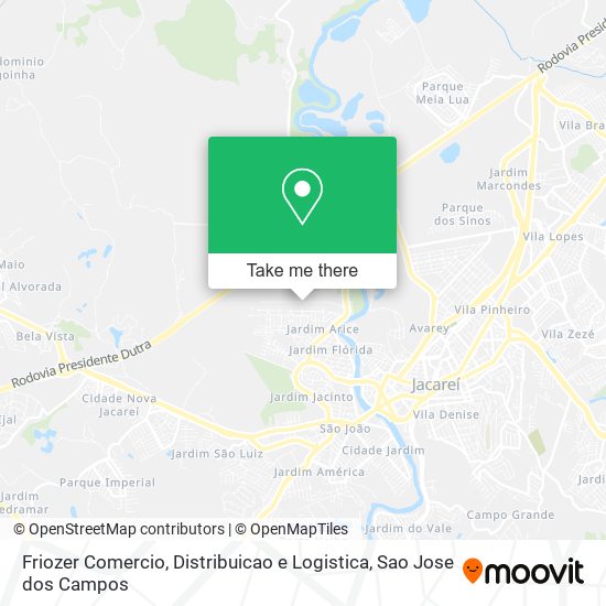 Friozer Comercio, Distribuicao e Logistica map