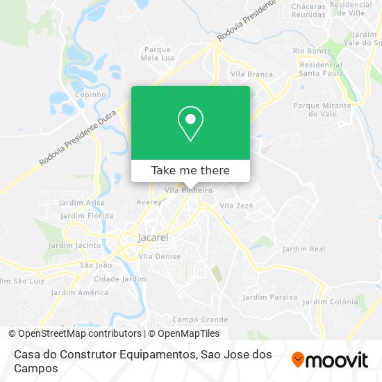 Casa do Construtor Equipamentos map
