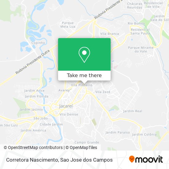 Corretora Nascimento map