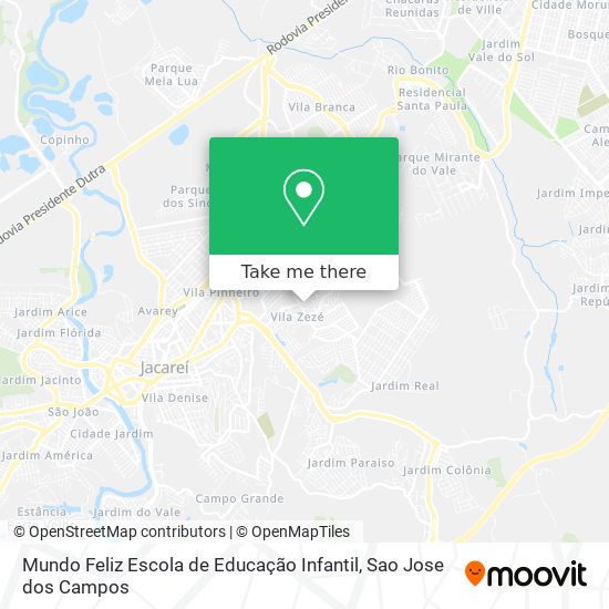 Mundo Feliz Escola de Educação Infantil map