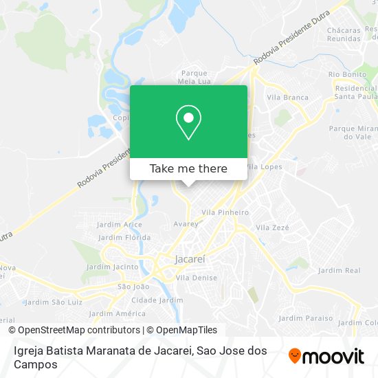 Igreja Batista Maranata de Jacarei map