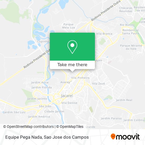 Equipe Pega Nada map