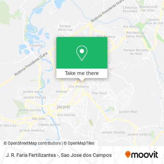 J. R. Faria Fertilizantes - map