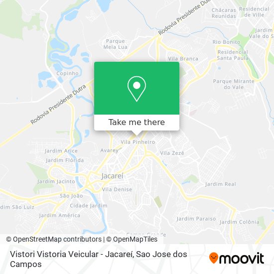 Vistori Vistoria Veicular - Jacareí map