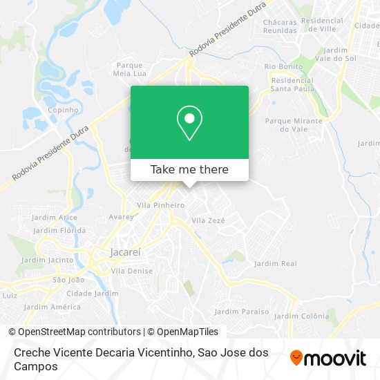 Creche Vicente Decaria Vicentinho map