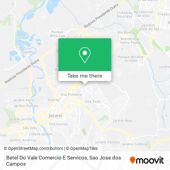 Betel Do Vale Comercio E Servicos map
