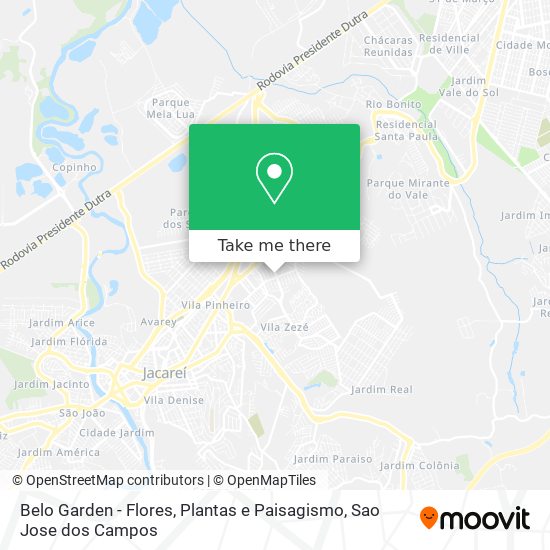 Belo Garden - Flores, Plantas e Paisagismo map