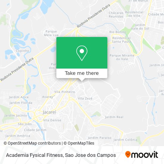 Academia Fysical Fitness map