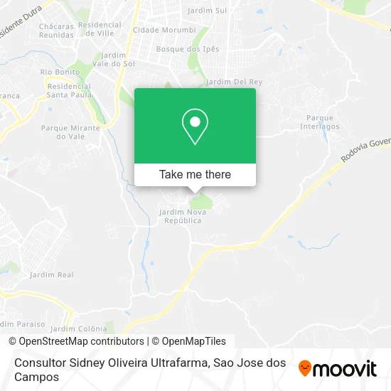 Consultor Sidney Oliveira Ultrafarma map