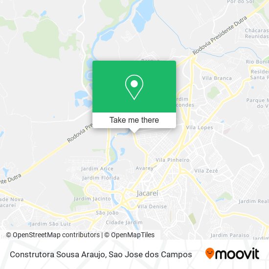 Construtora Sousa Araujo map
