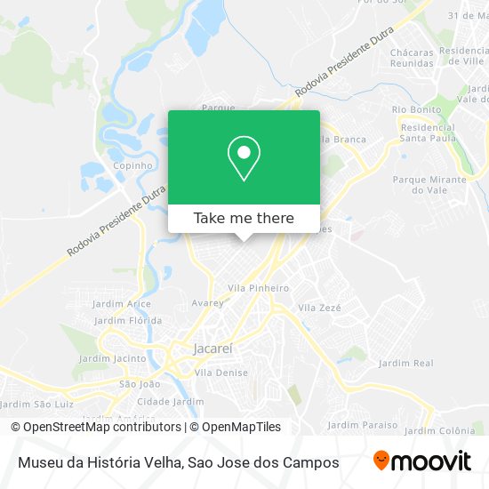 Museu da História Velha map