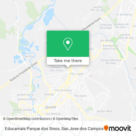 Educamais Parque dos Sinos map