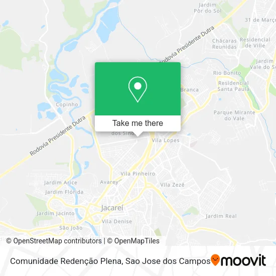 Comunidade Redenção Plena map