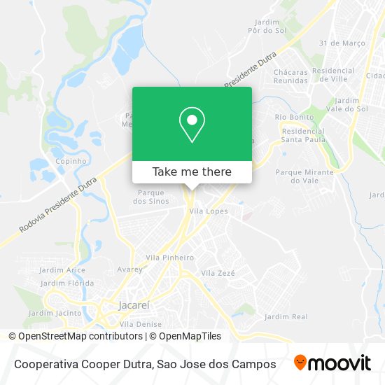 Cooperativa Cooper Dutra map