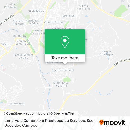 Lima-Vale Comercio e Prestacao de Servicos map