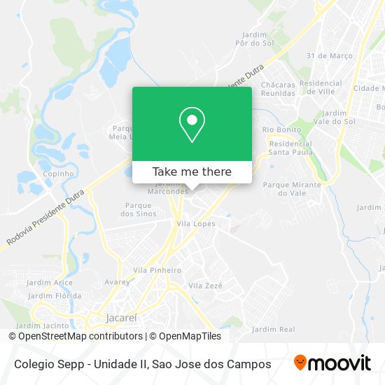 Colegio Sepp - Unidade II map