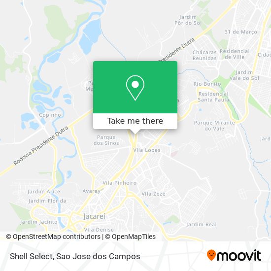 Shell Select map
